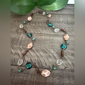 Elegant Multi-Color Beaded Necklace